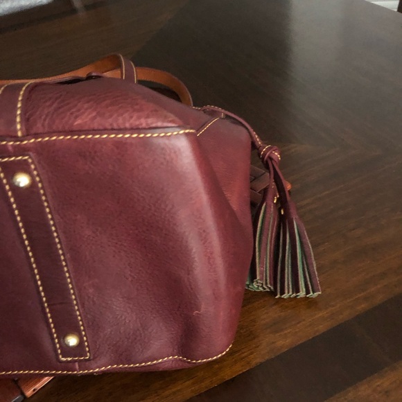Dooney & Bourke Crimson Florentine Smith Bag - Picture 6 of 13